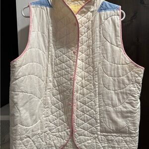 Handmade lone star quilt vest